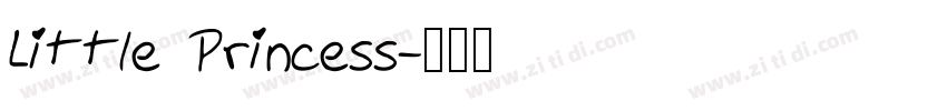 Little Princess字体转换